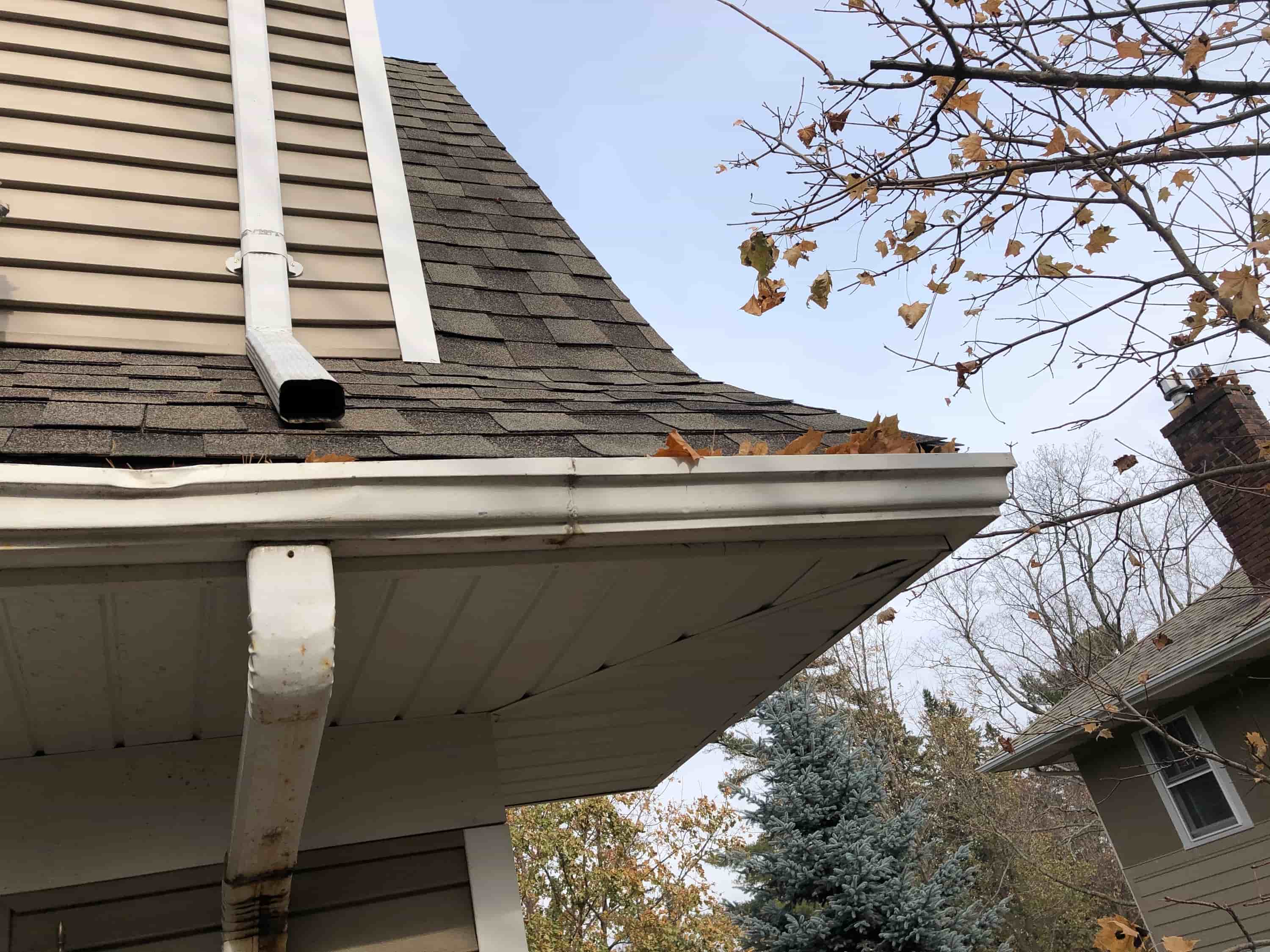 how to clean gutter drains