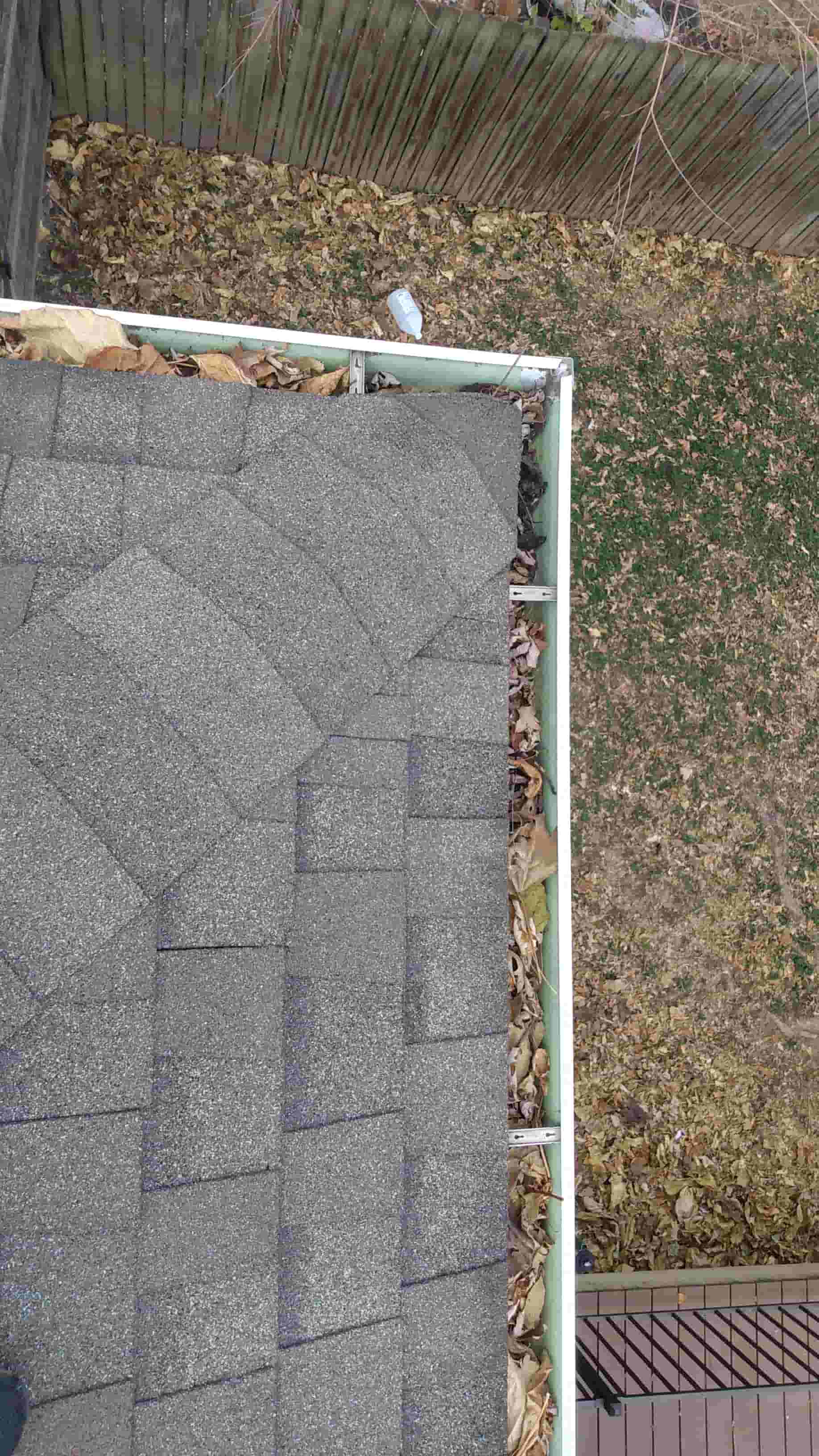 clean out rain gutters