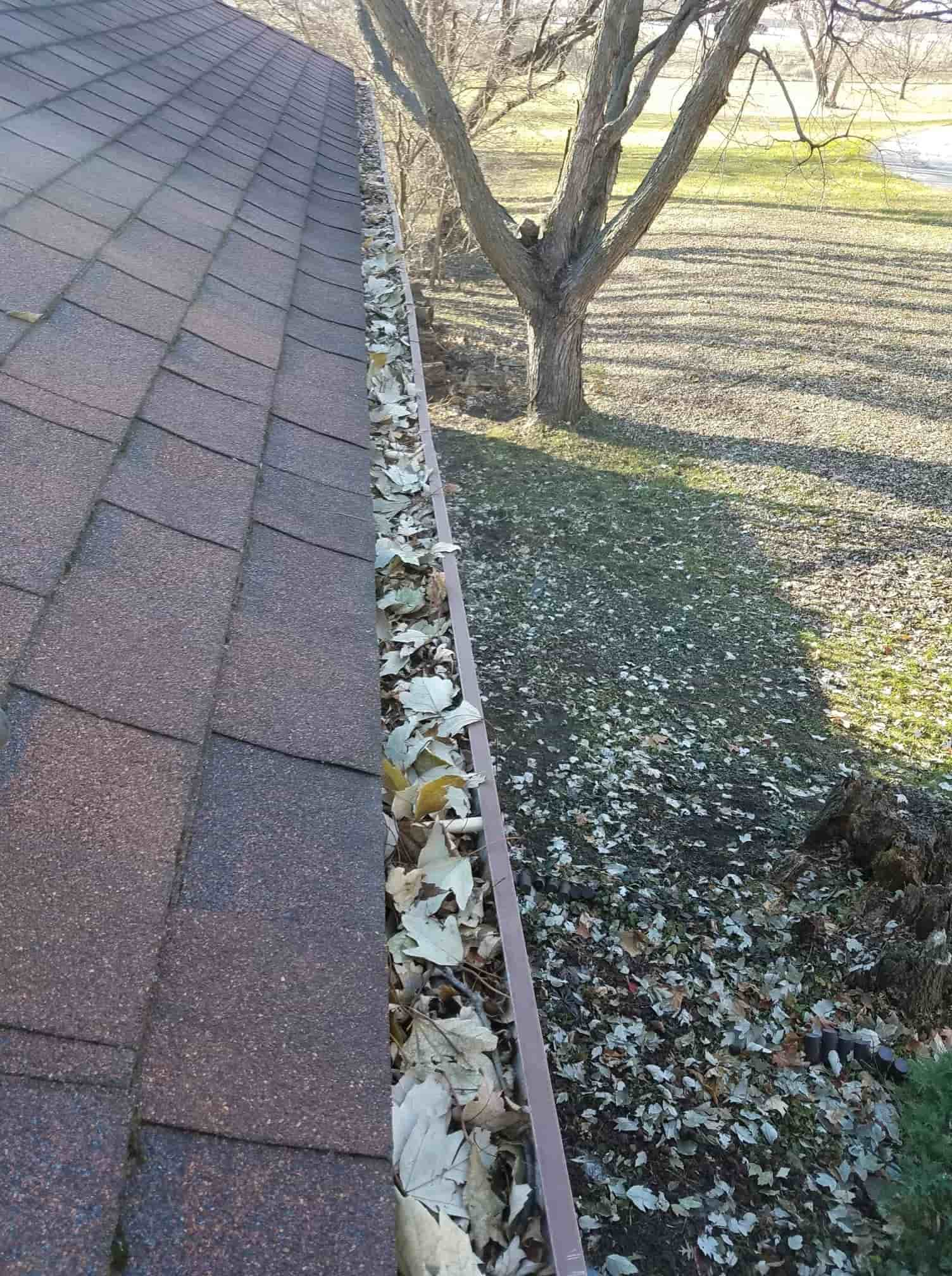 unclogging downspouts