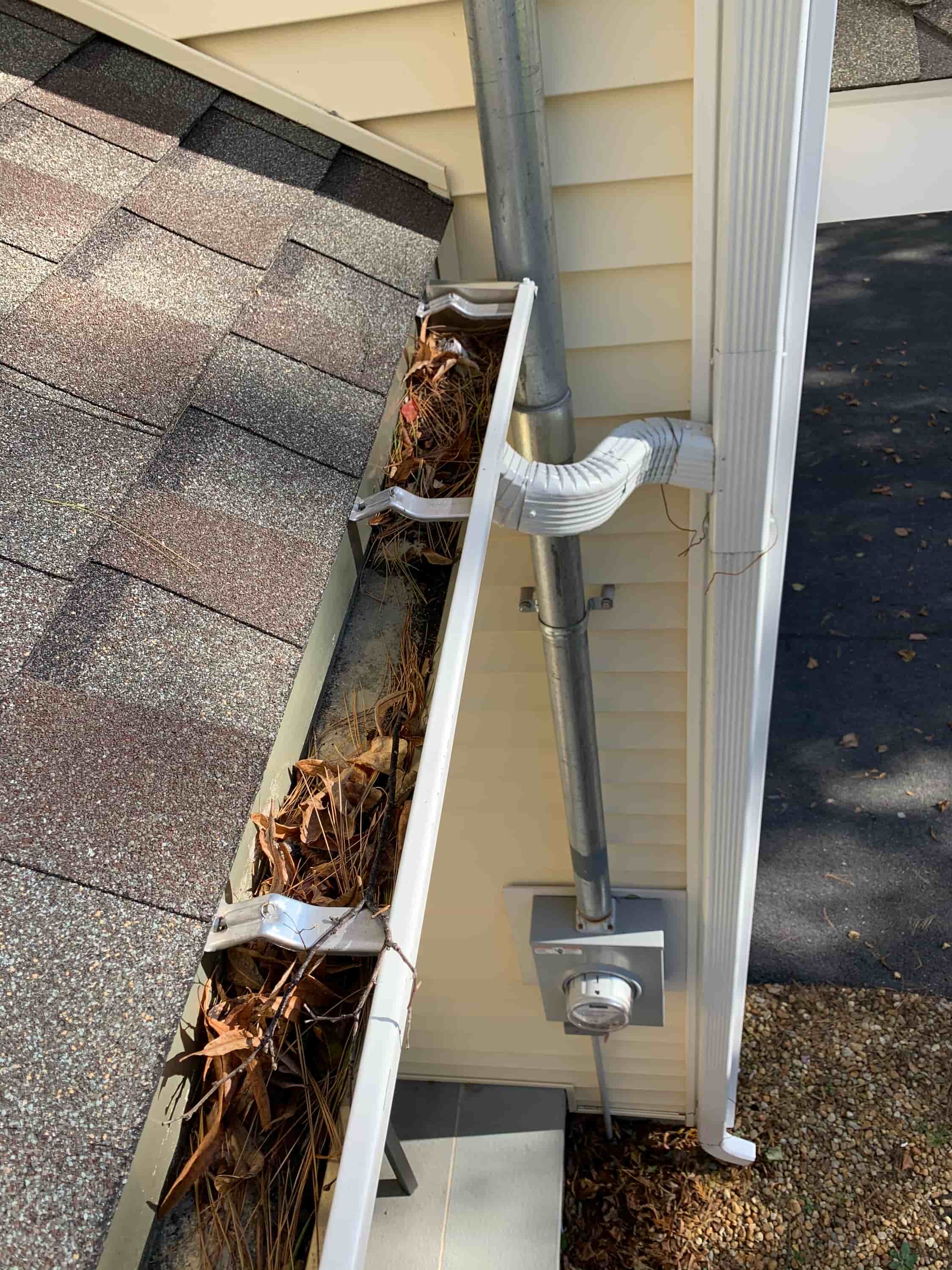 how to clean gutters pressure washer