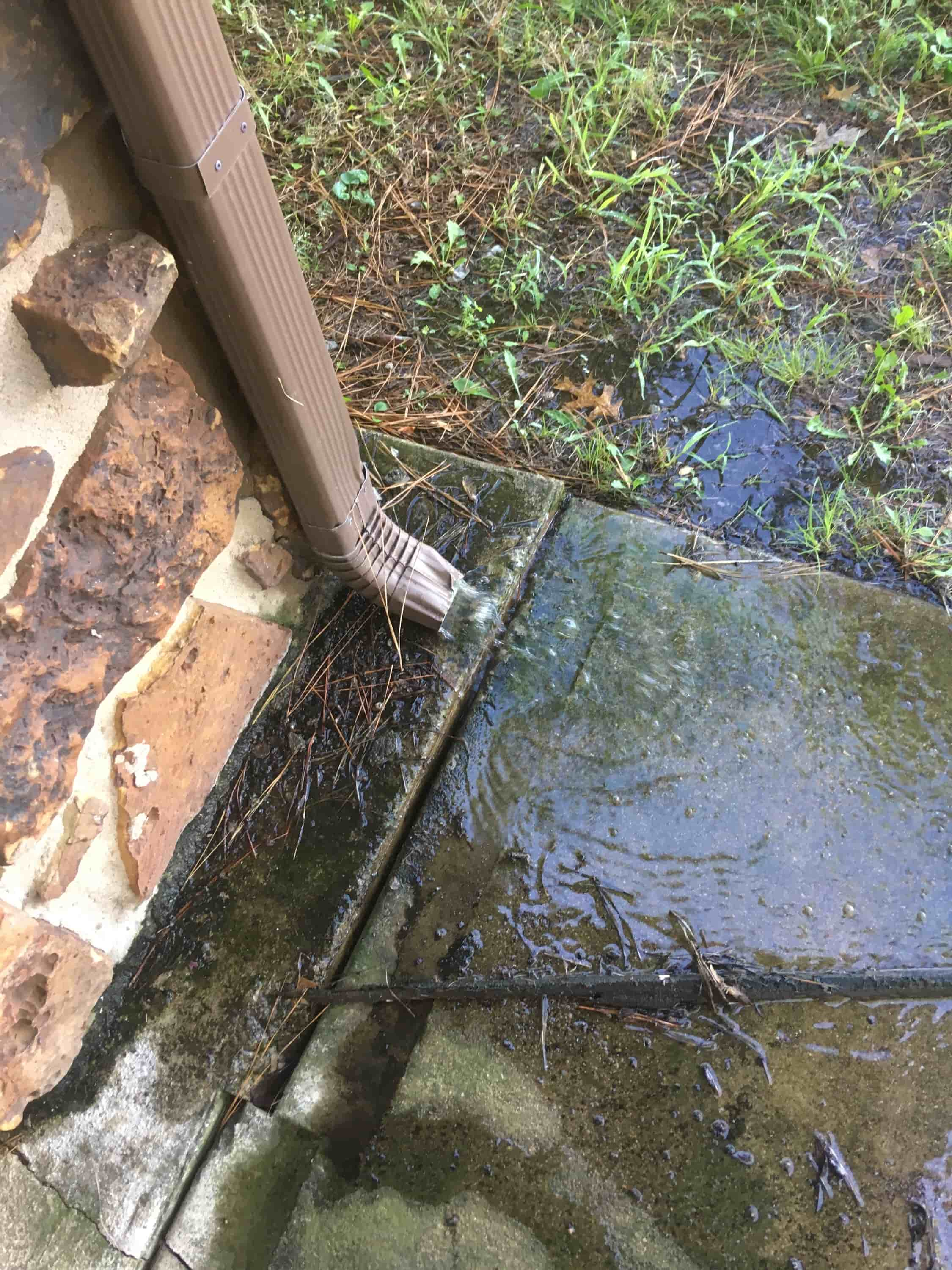 gutter and downspout cleaning