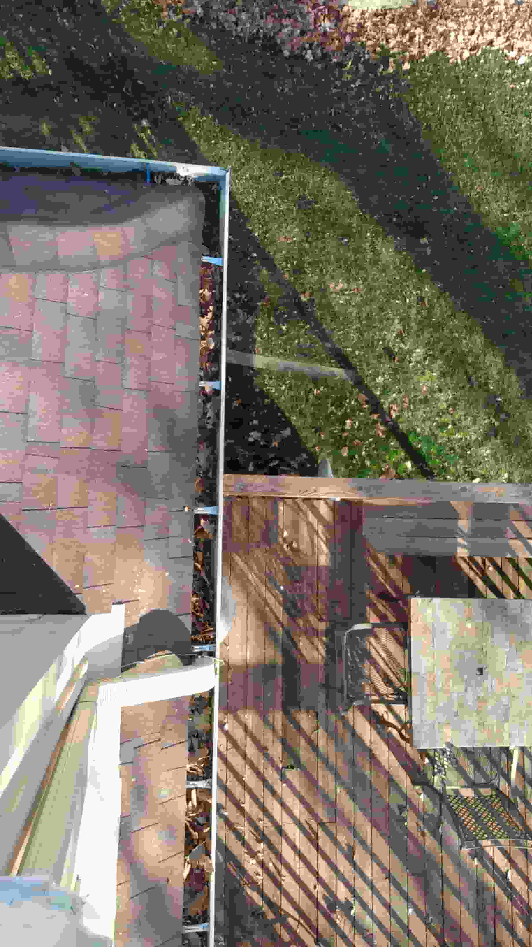 repair underground gutter drain
