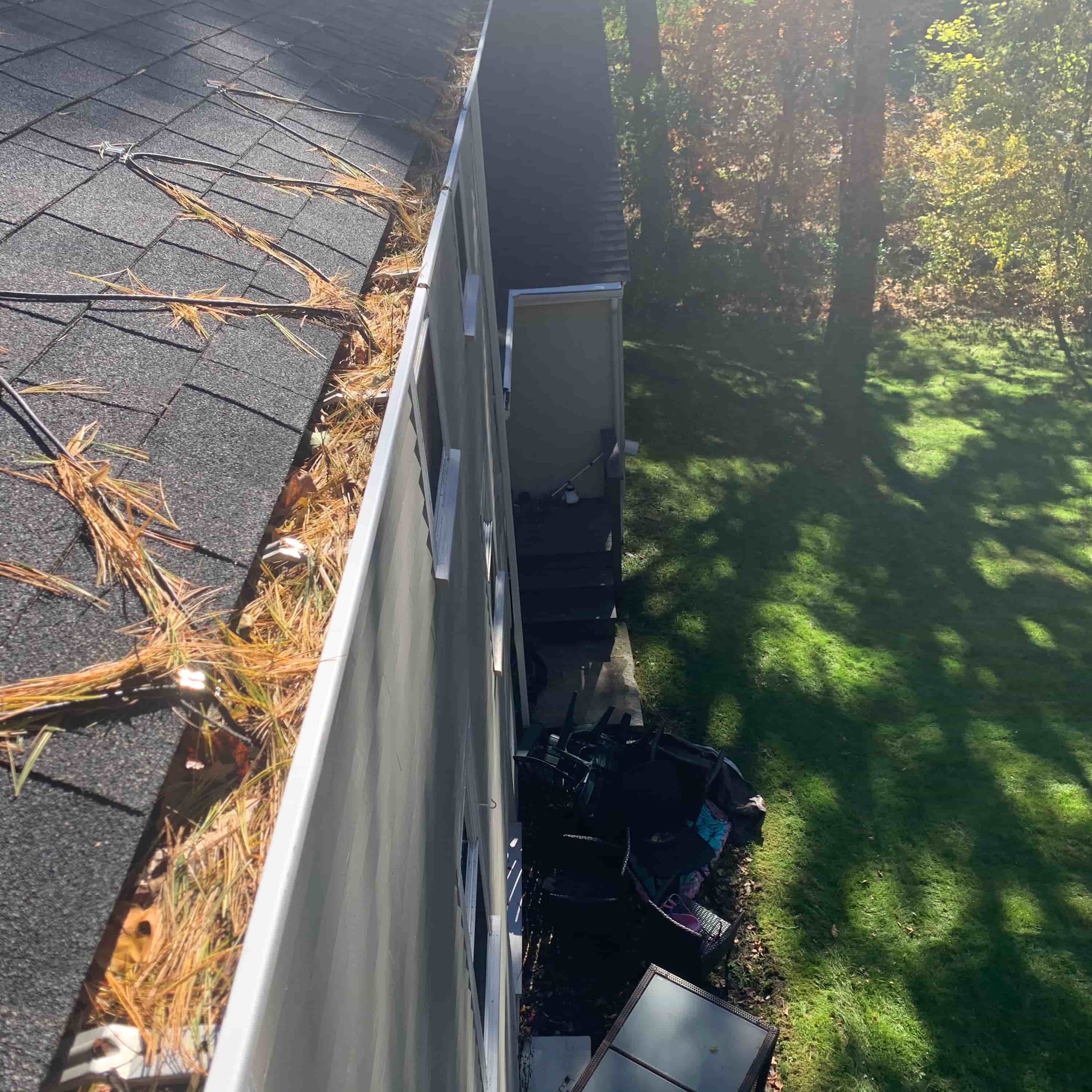 repairing rain gutters