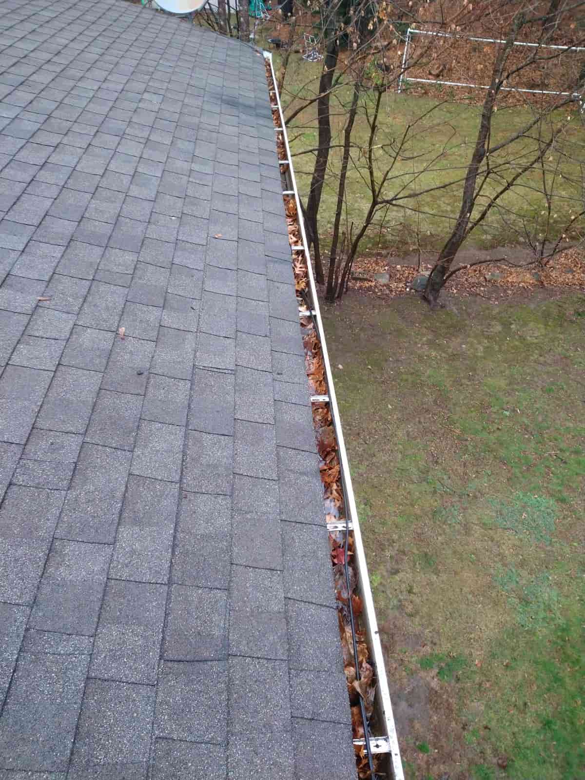 self cleaning gutters