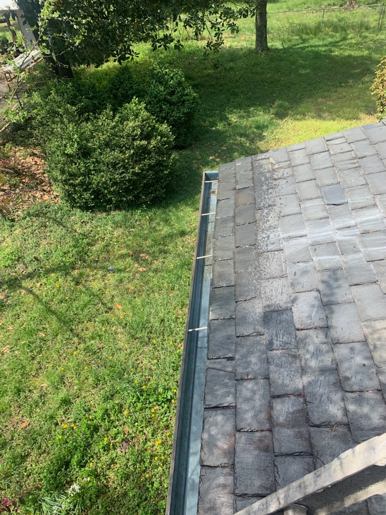 how to clean gutter downpipe