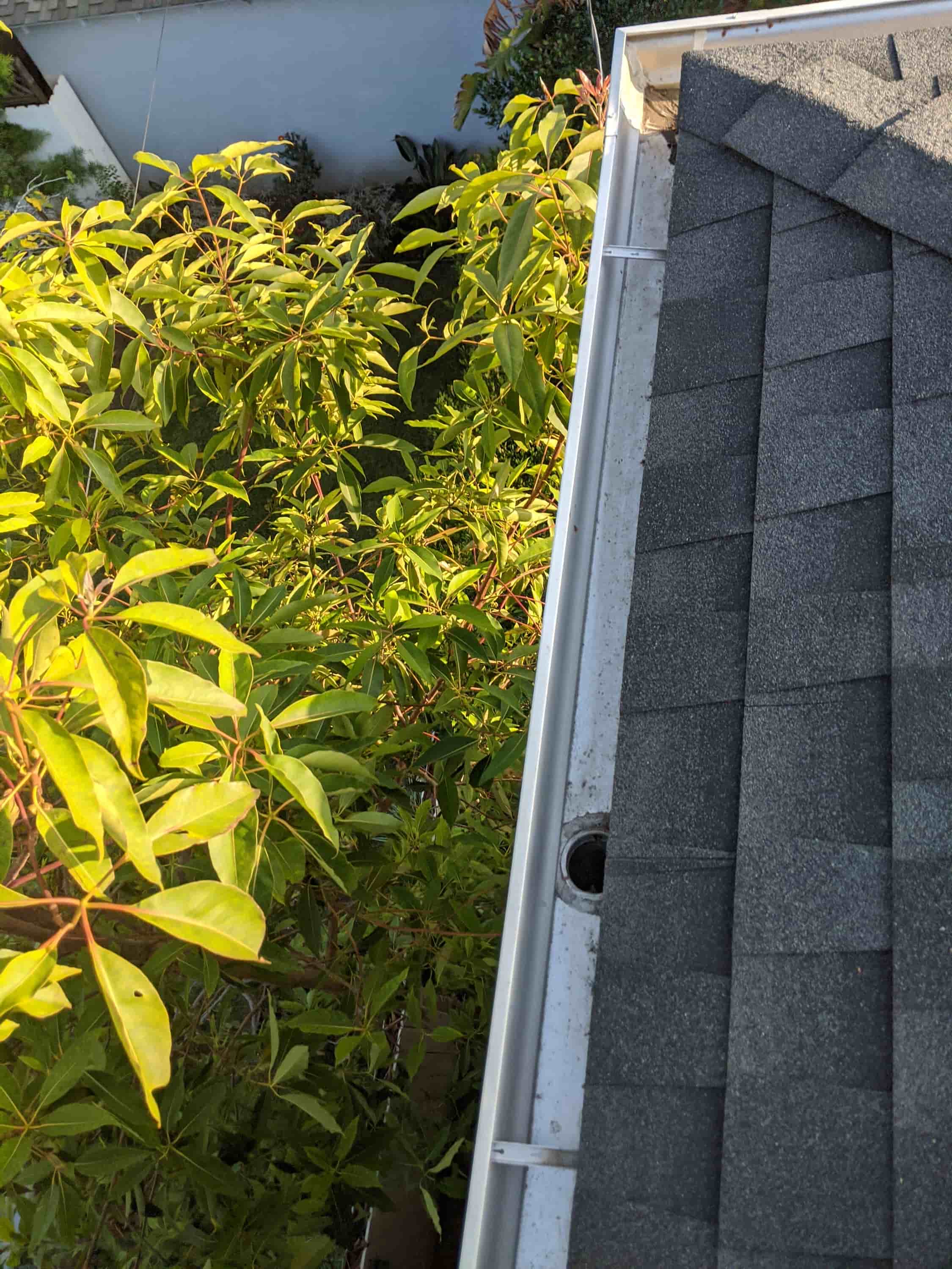 removing gutters from house