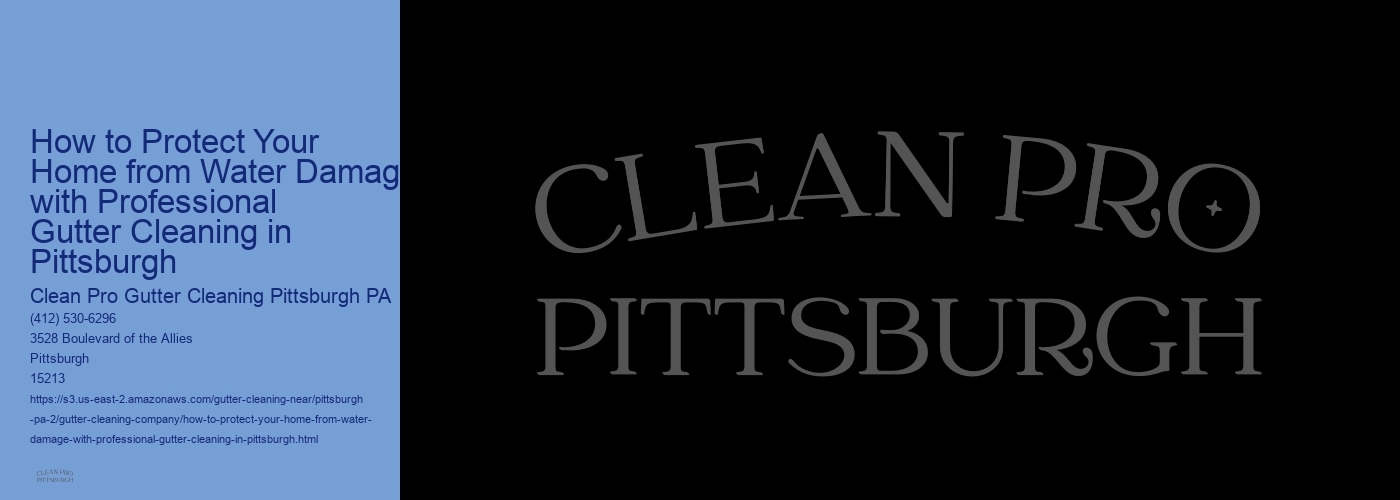 How to Protect Your Home from Water Damage with Professional Gutter Cleaning in Pittsburgh 