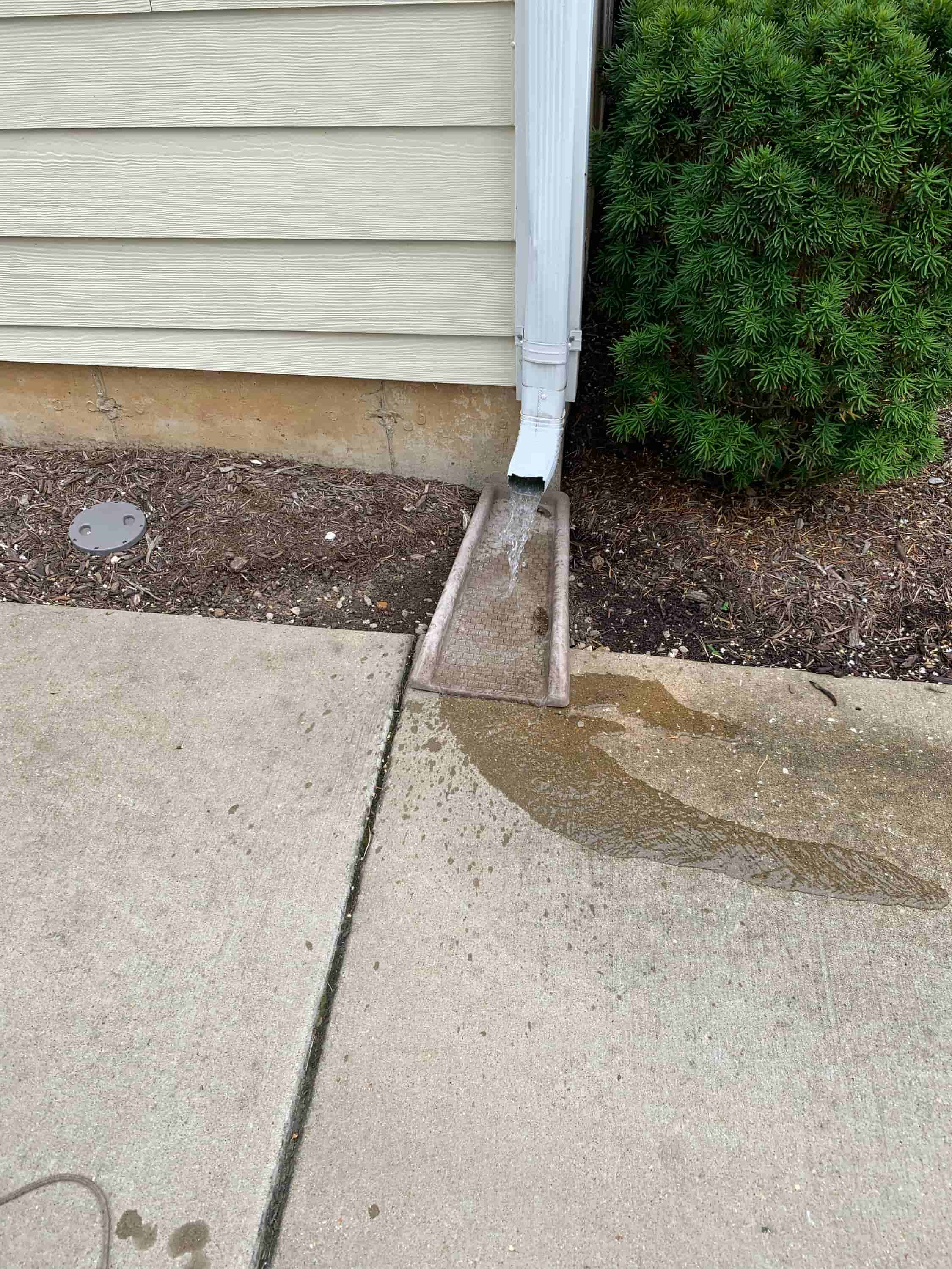 cleaning gutters