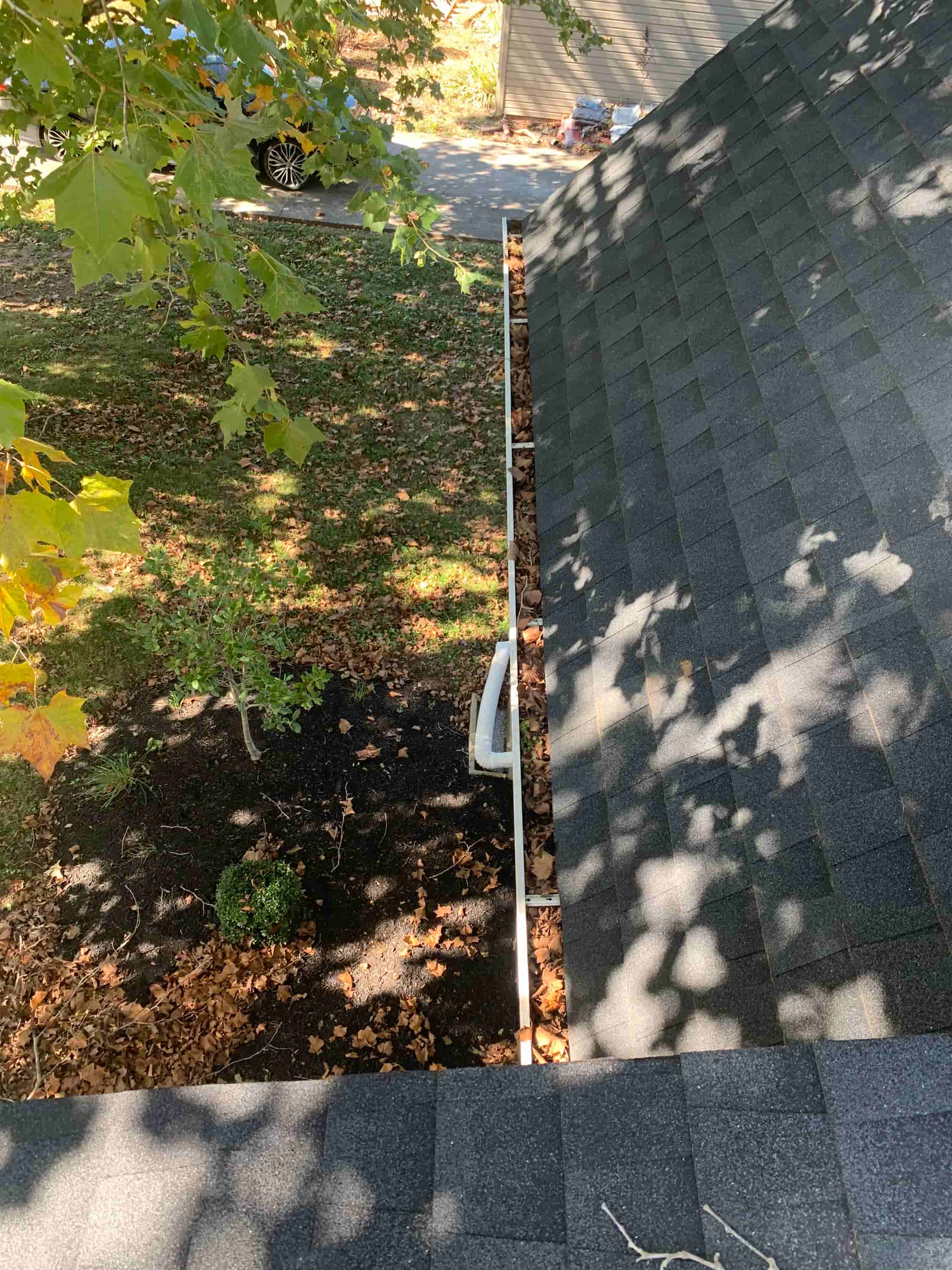 clean gutter exterior