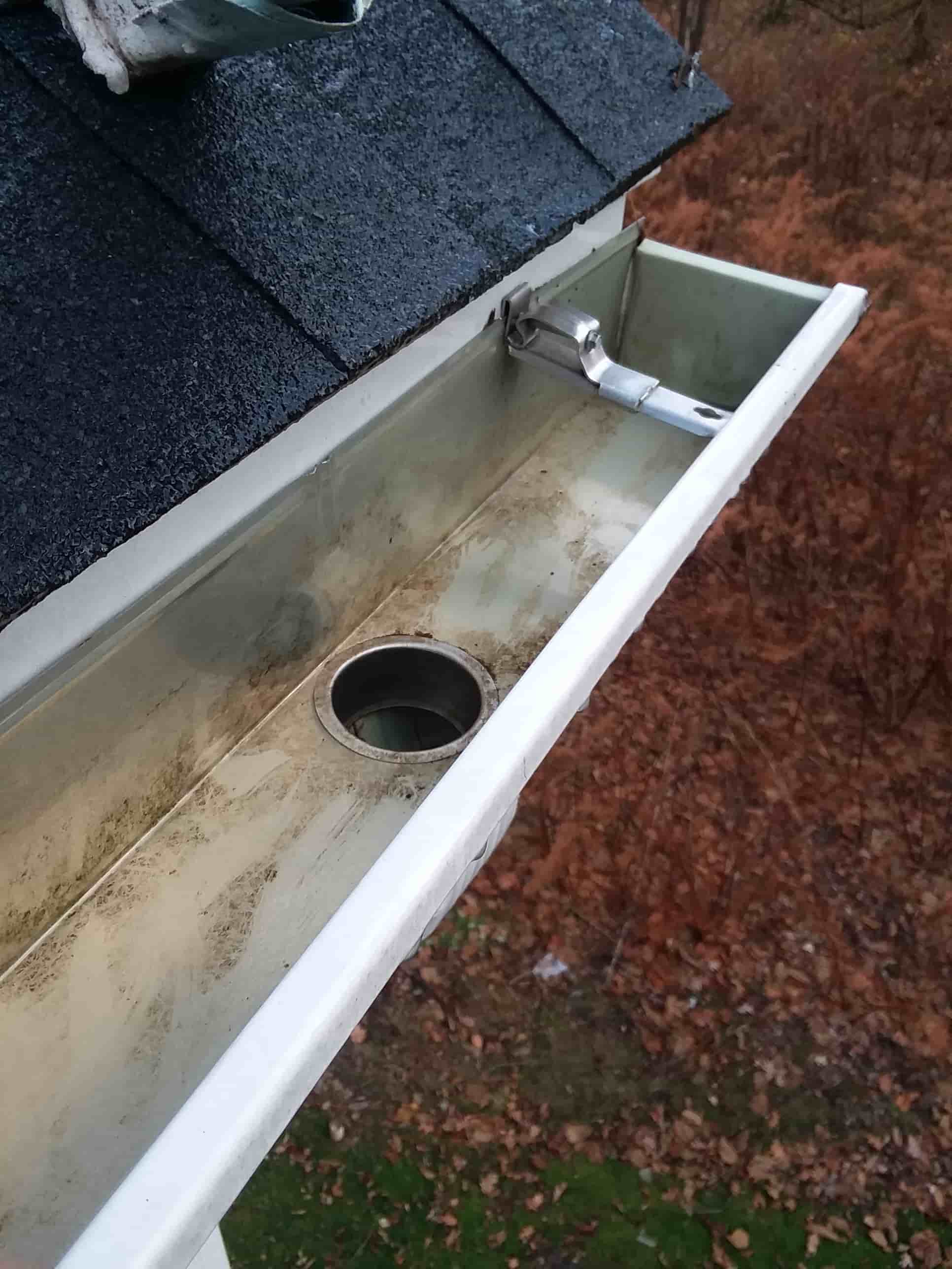clean out rain gutters
