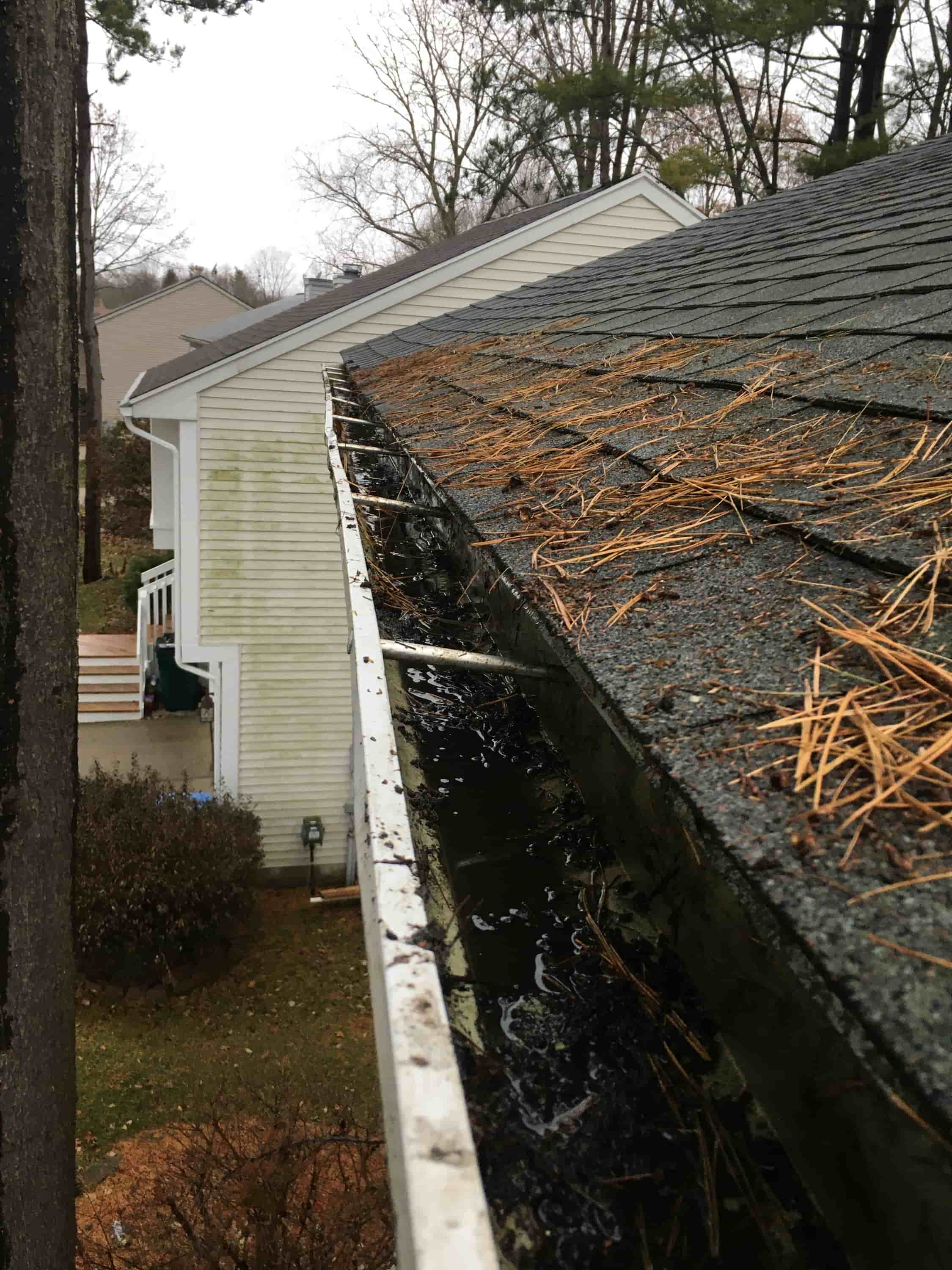 how to clean gutter downspout