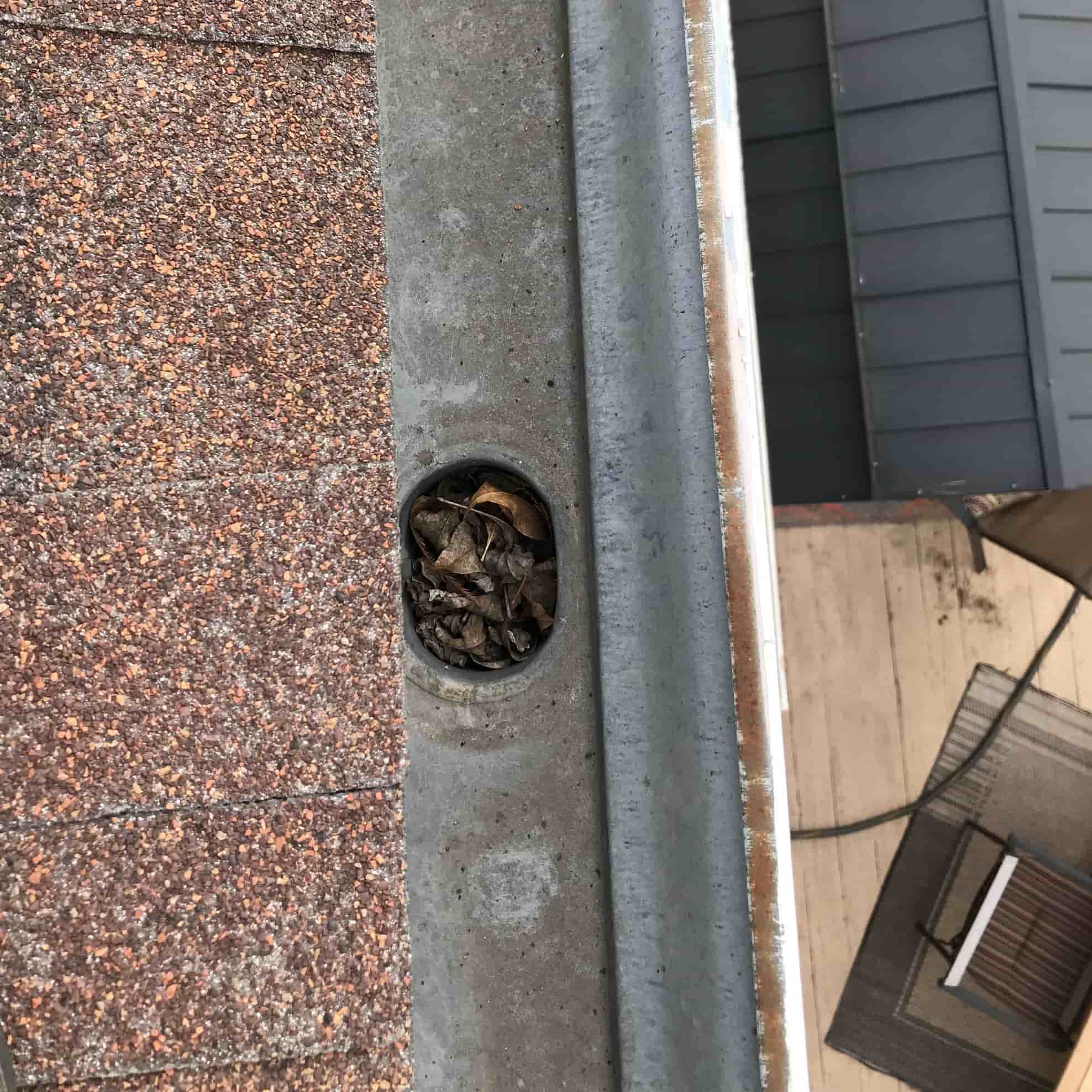 gutter downspout cleaning
