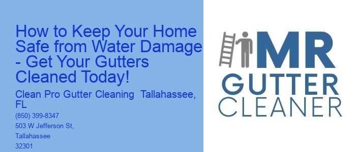 How to Keep Your Home Safe from Water Damage - Get Your Gutters Cleaned Today!