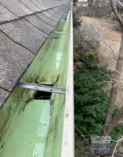 blower attachment for cleaning gutters