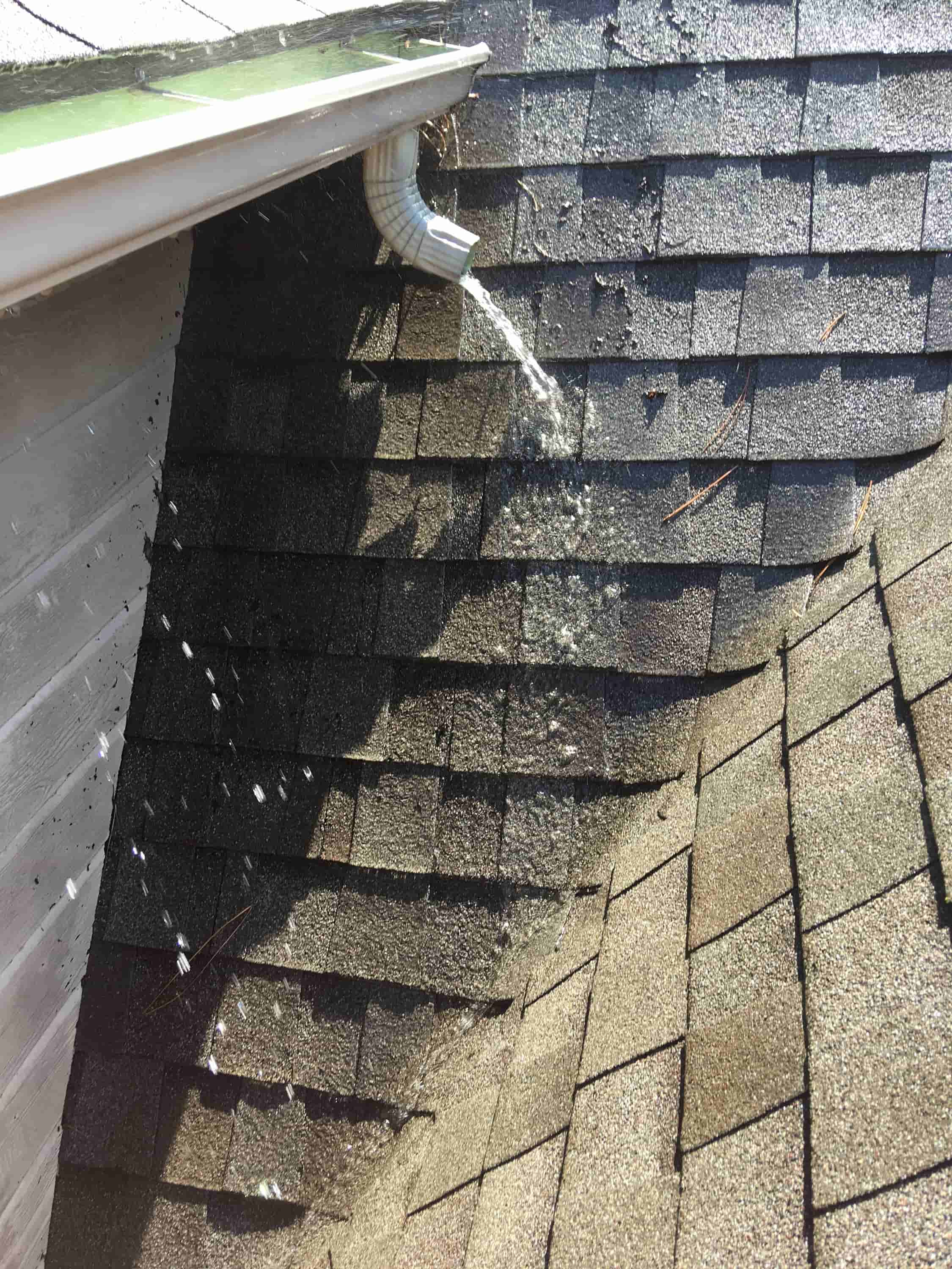 any gutters cleaned