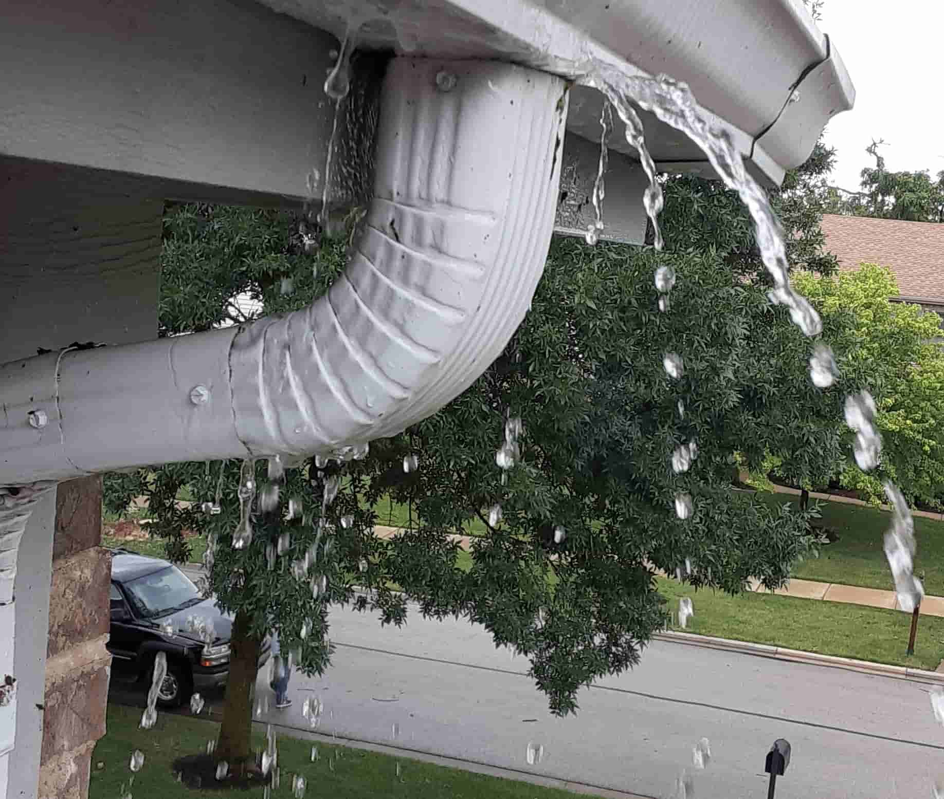 rain gutter washer
