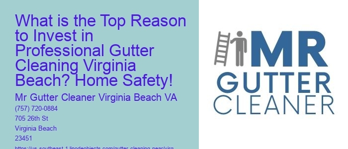 What is the Top Reason to Invest in Professional Gutter Cleaning Virginia Beach? Home Safety!