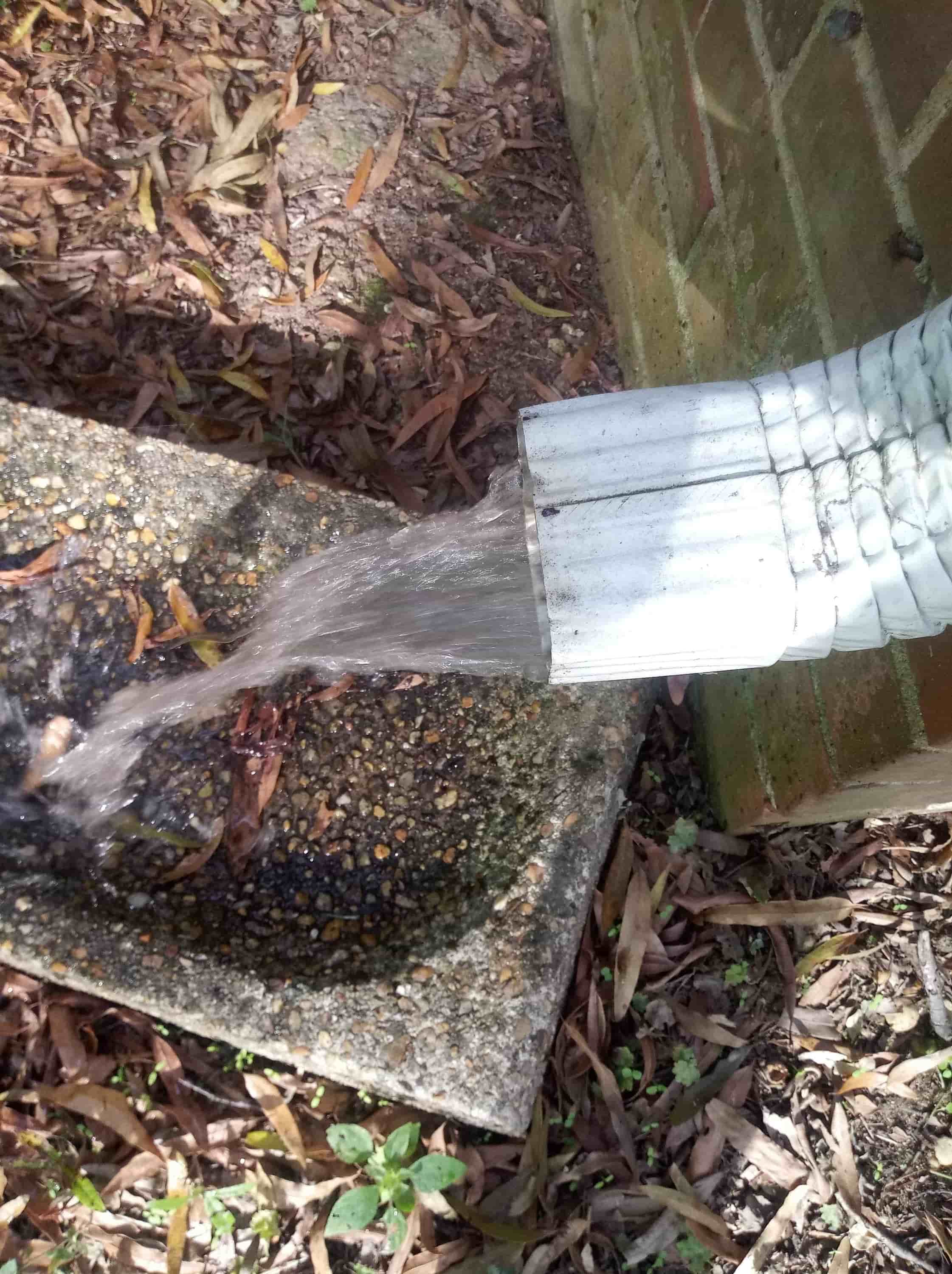 how to unclog rain drain