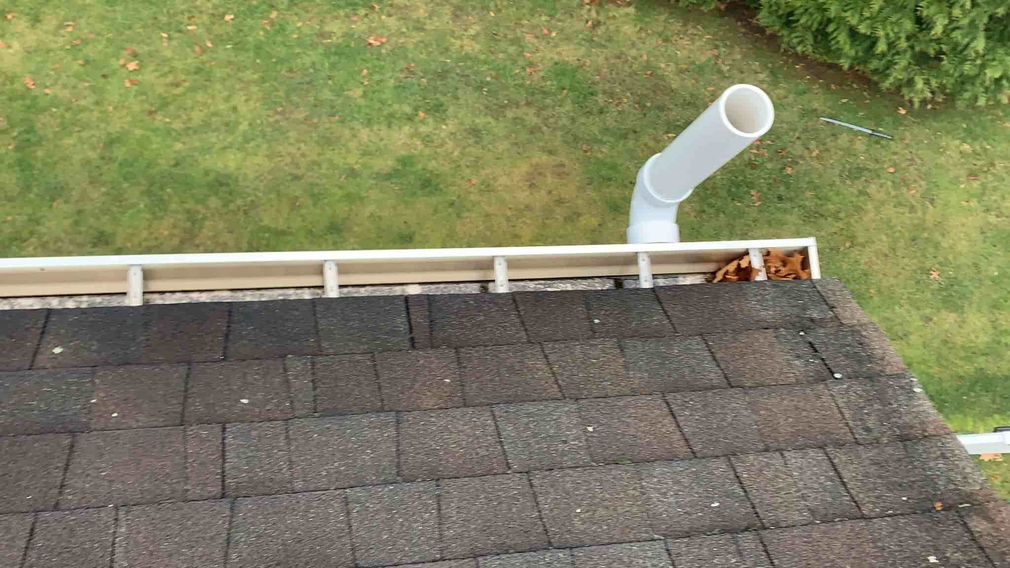 high level gutter cleaning