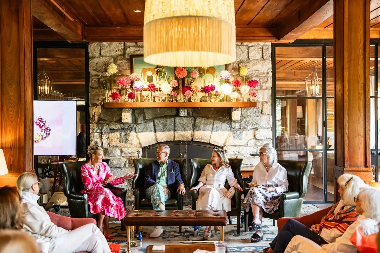 A panel at Dahlia Days 2024