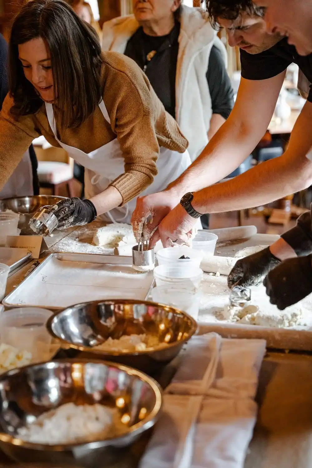 People Making Biscuits