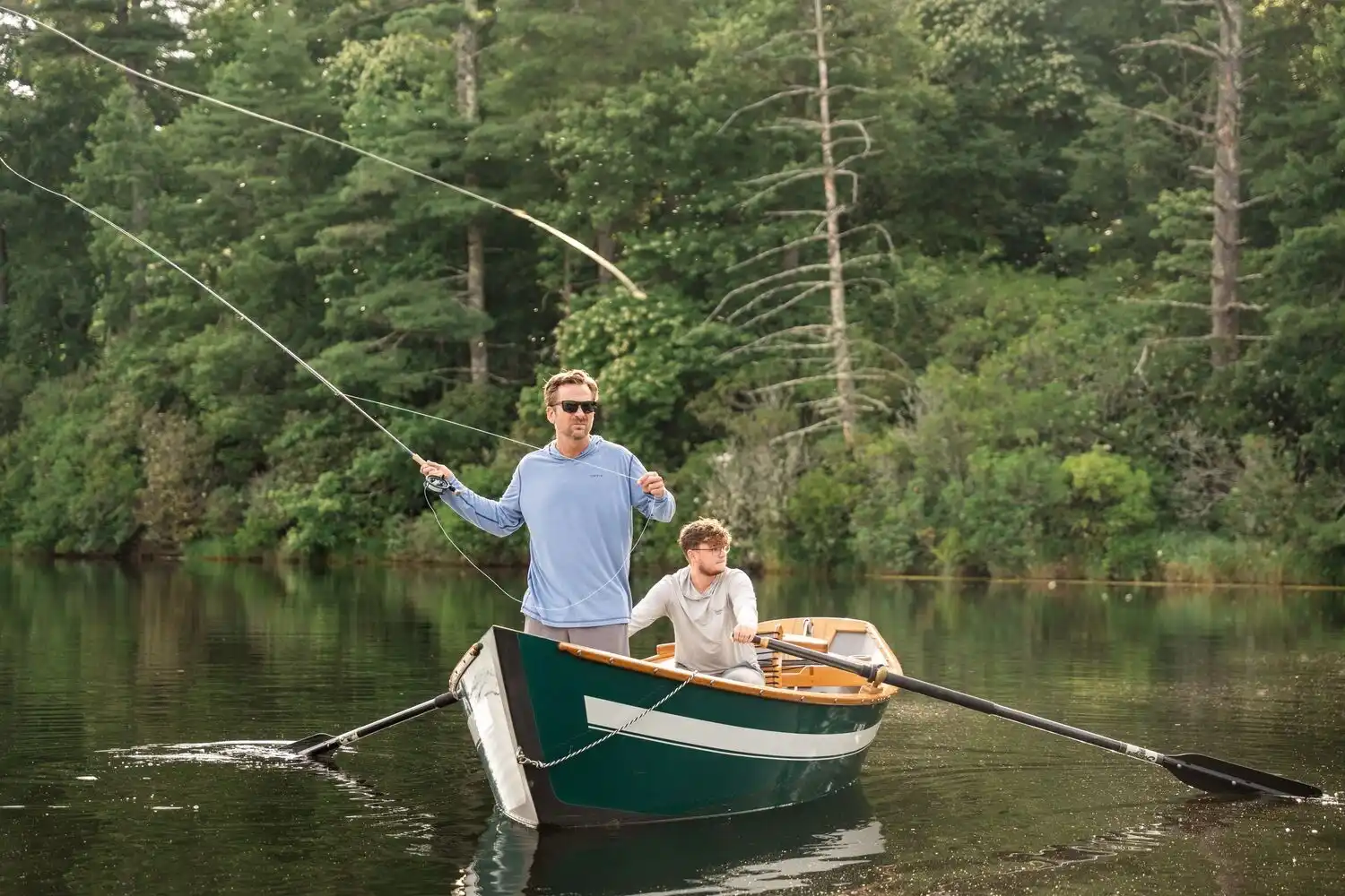 Guest and Guide on Fly Fishing Float Trip