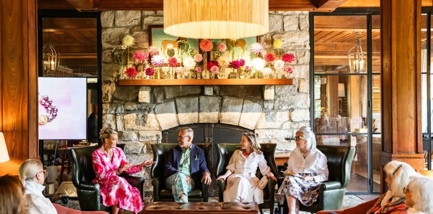 A panel at Dahlia Days 2024