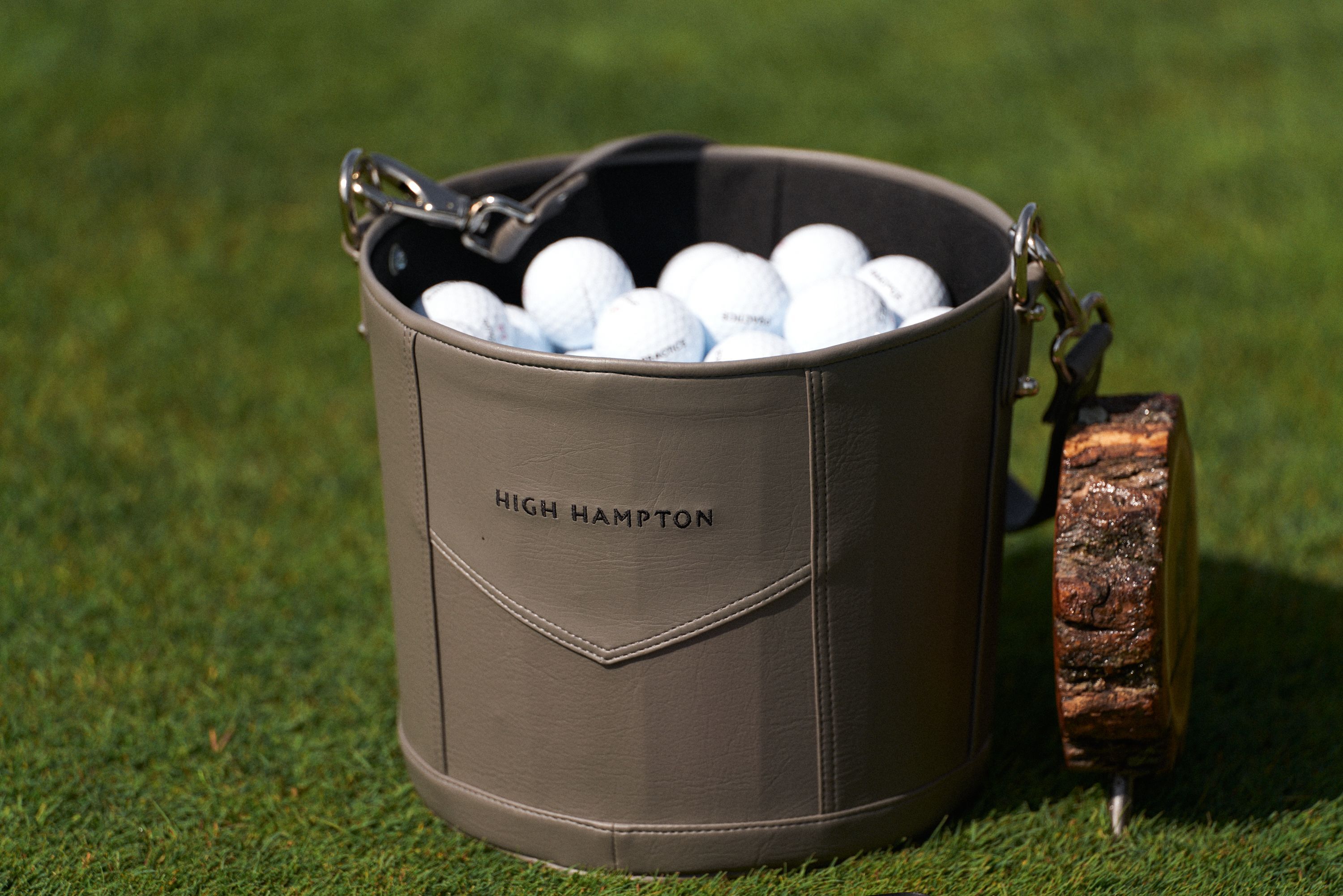 Bucket of golf balls
