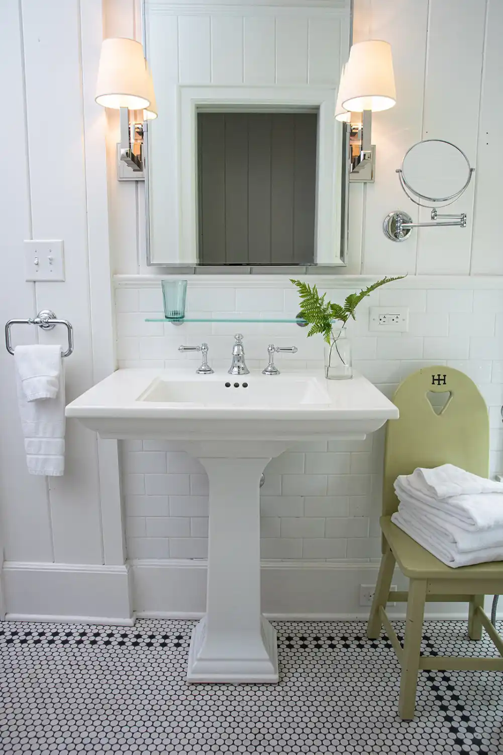 A bathroom sink with luxurious features