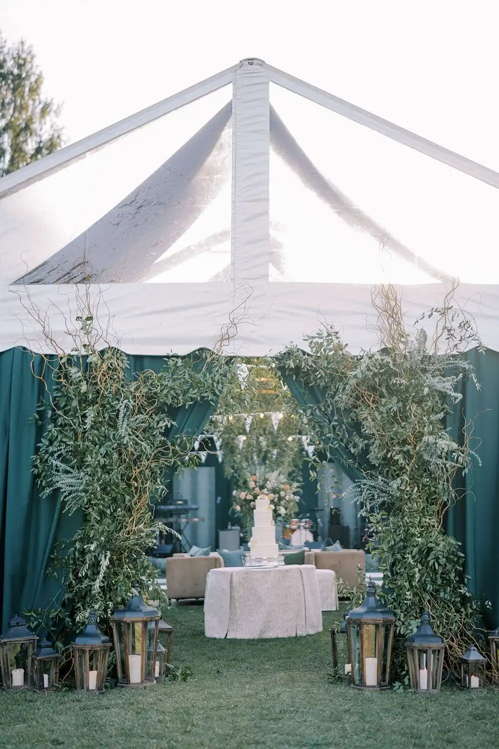 Wedding Tent Entrance