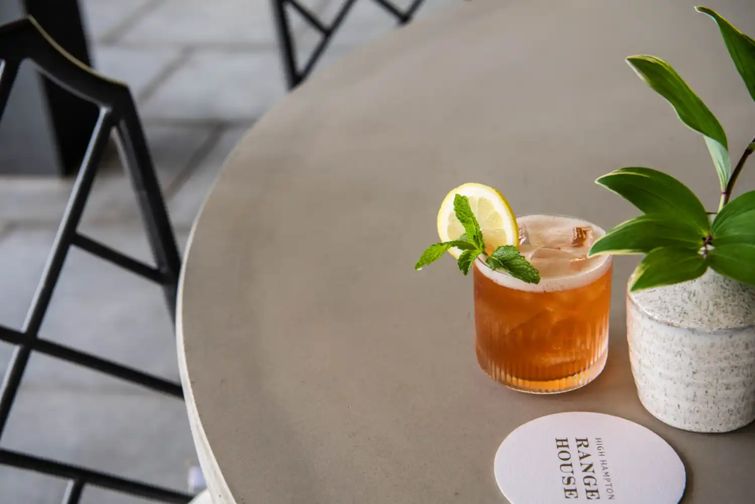 A refreshing cocktail