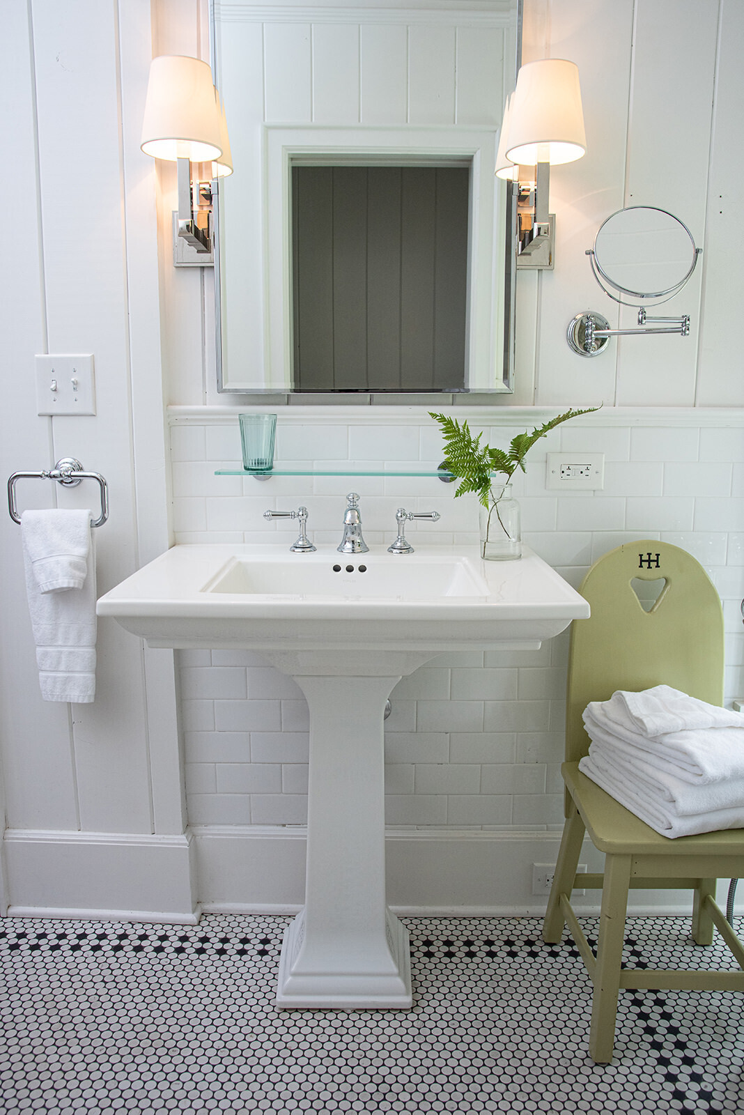 A bathroom sink with luxurious features