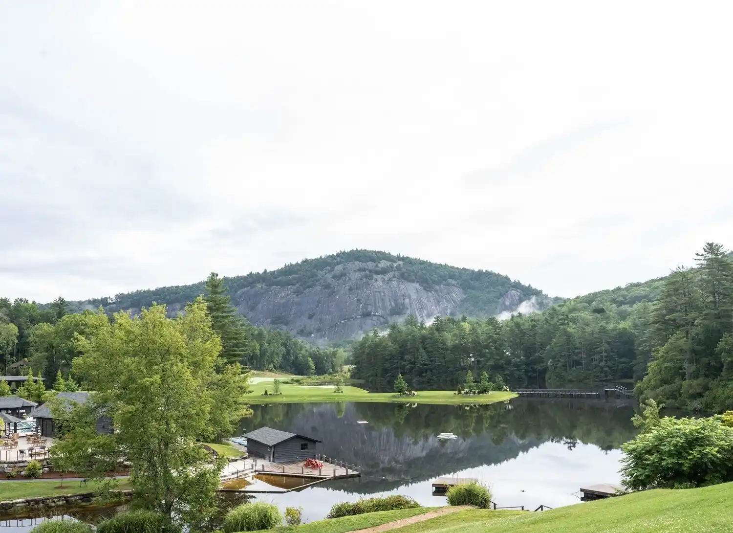 Summer View of Hampton Lake