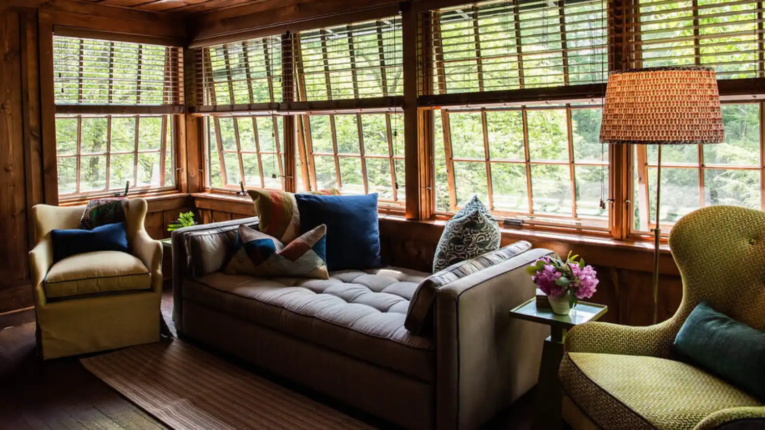 A seating area at Halsted Cottage