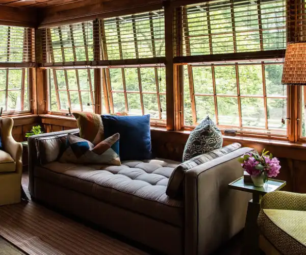 A seating area at Halsted Cottage