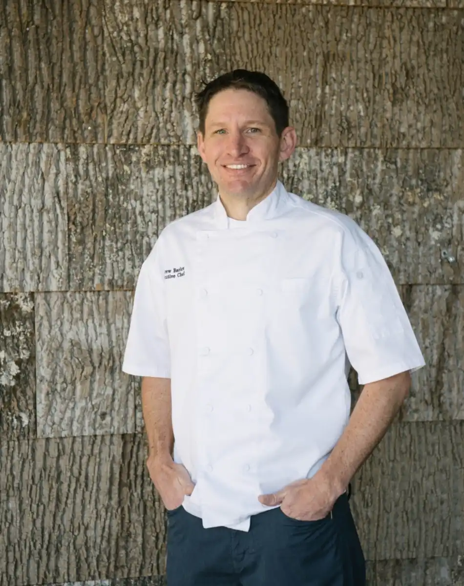 Chef Andrew Barlow smiling