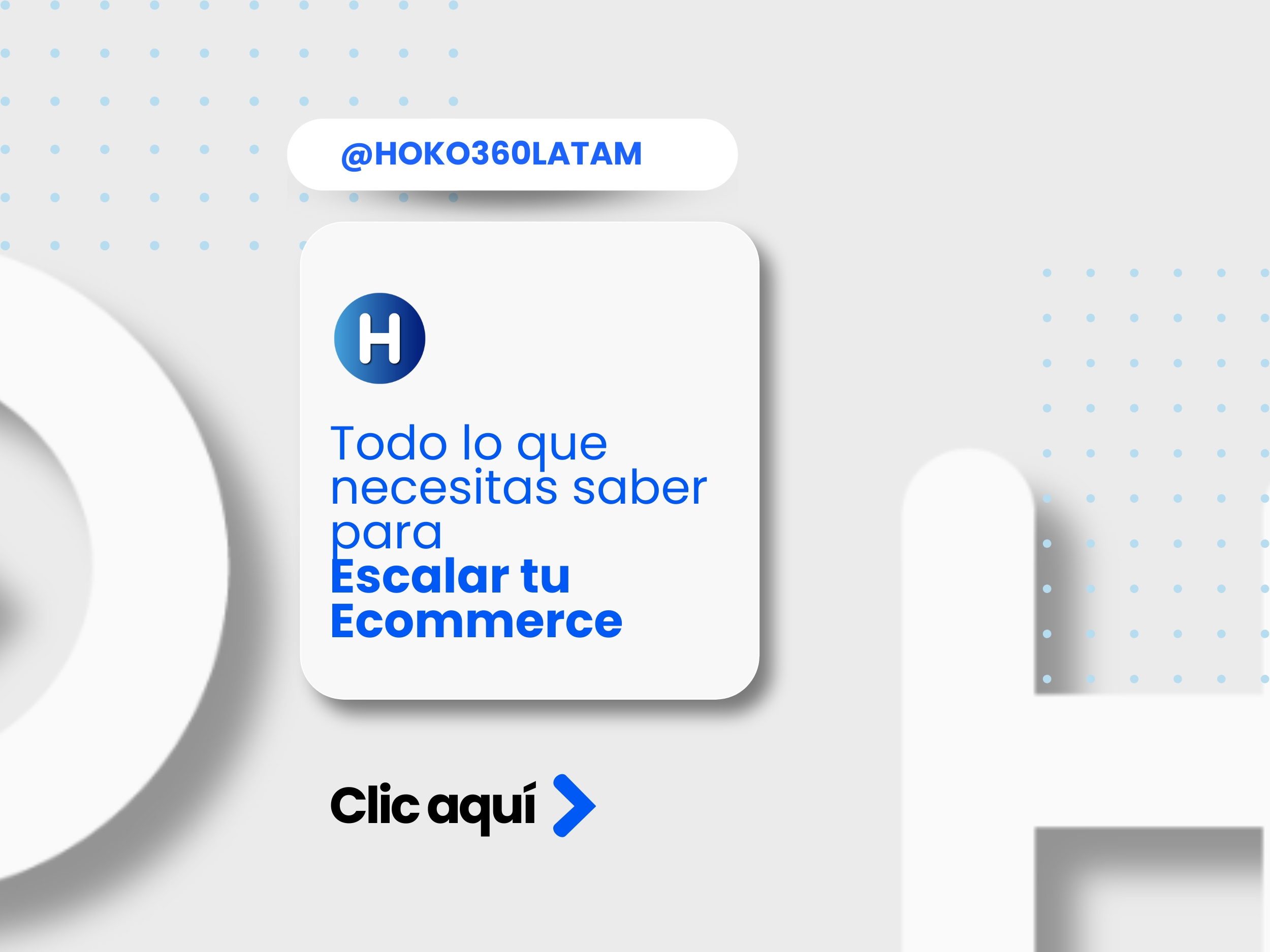 Todo lo que necesitas para escalar tu ecommerce como HOKO360