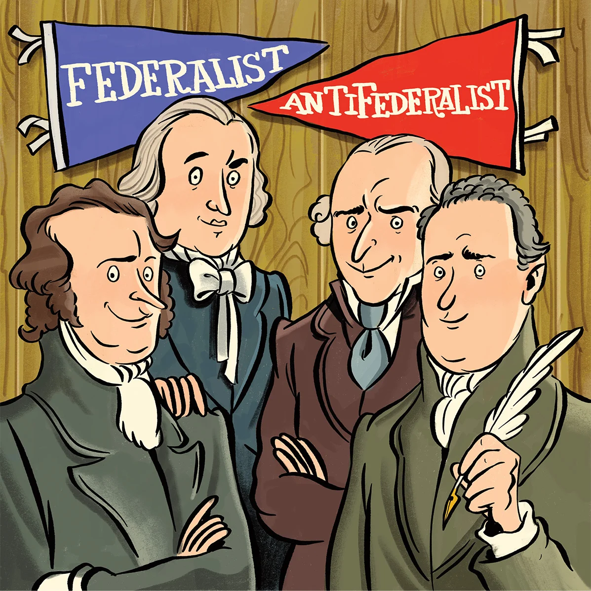 The Federalists vs. the Anti-Federalists image