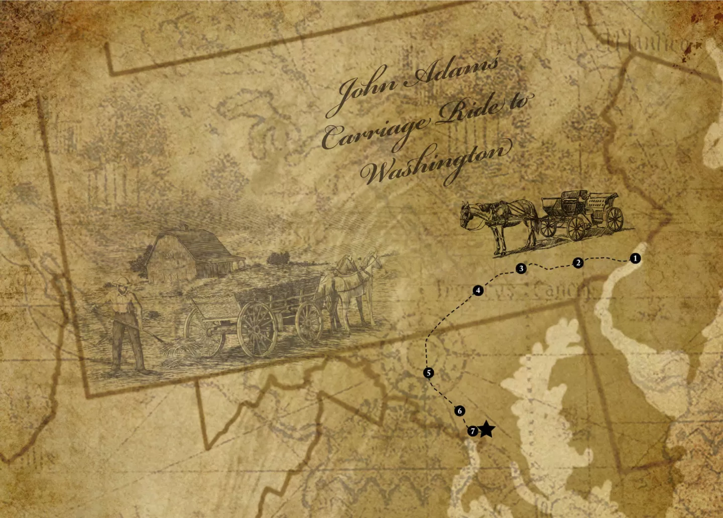 President John Adams orders federal government to Washington, D.C. image