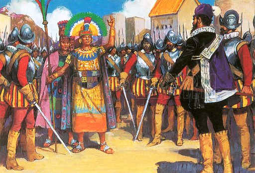 The Capture of Inca Atahualpa image