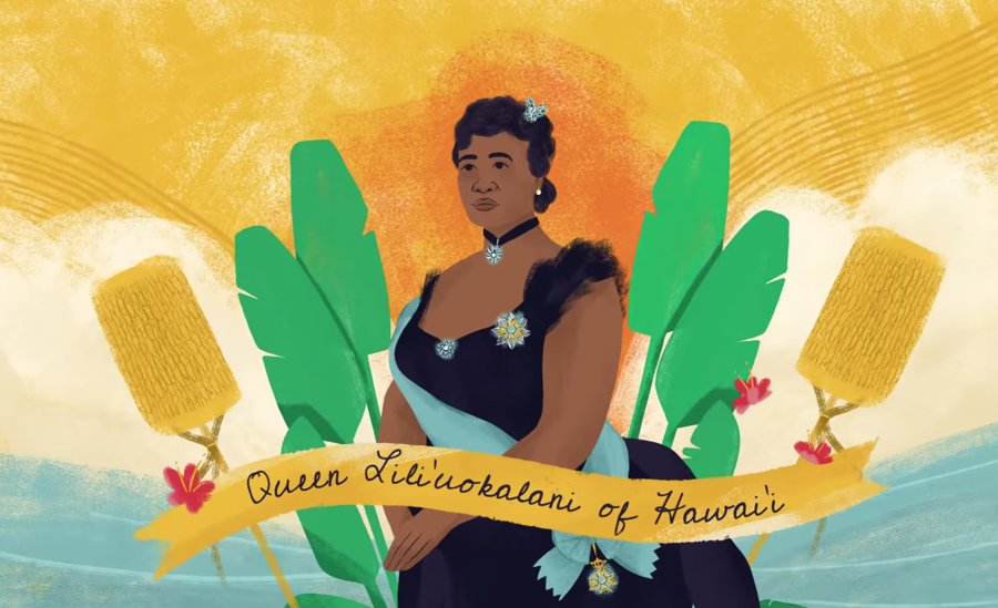 Queen Liliʻuokalani and ʻIolani Palace during the final days of the Hawaiian Kingdom