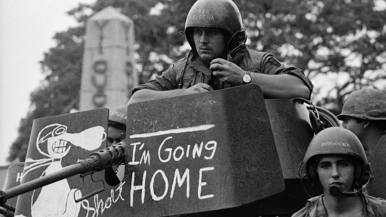 American combat troops left Vietnam, bringing an official end to direct U.S. military involvement.