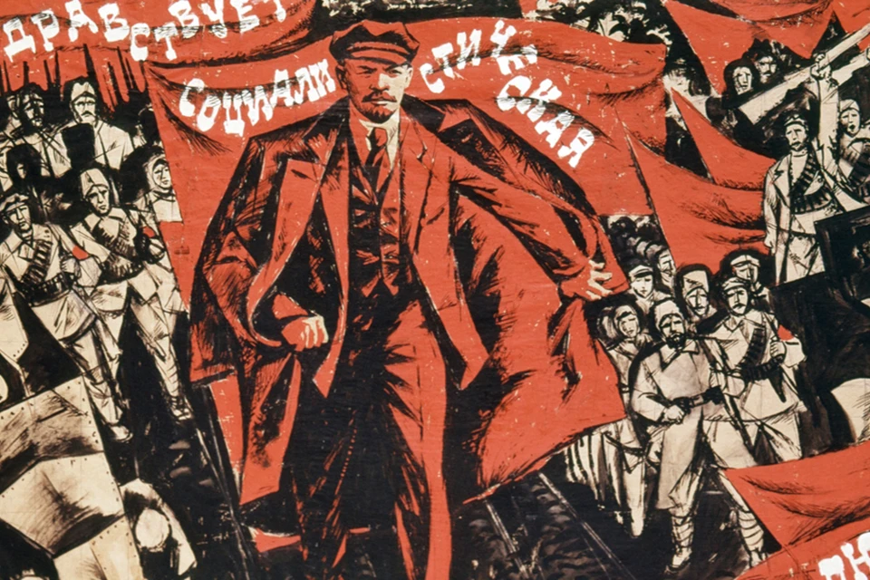 Bolsheviks Mount the October Revolution image