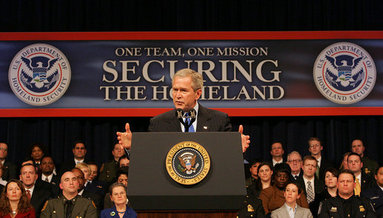 Bush Unveils Strategy for Homeland Security | History.com image