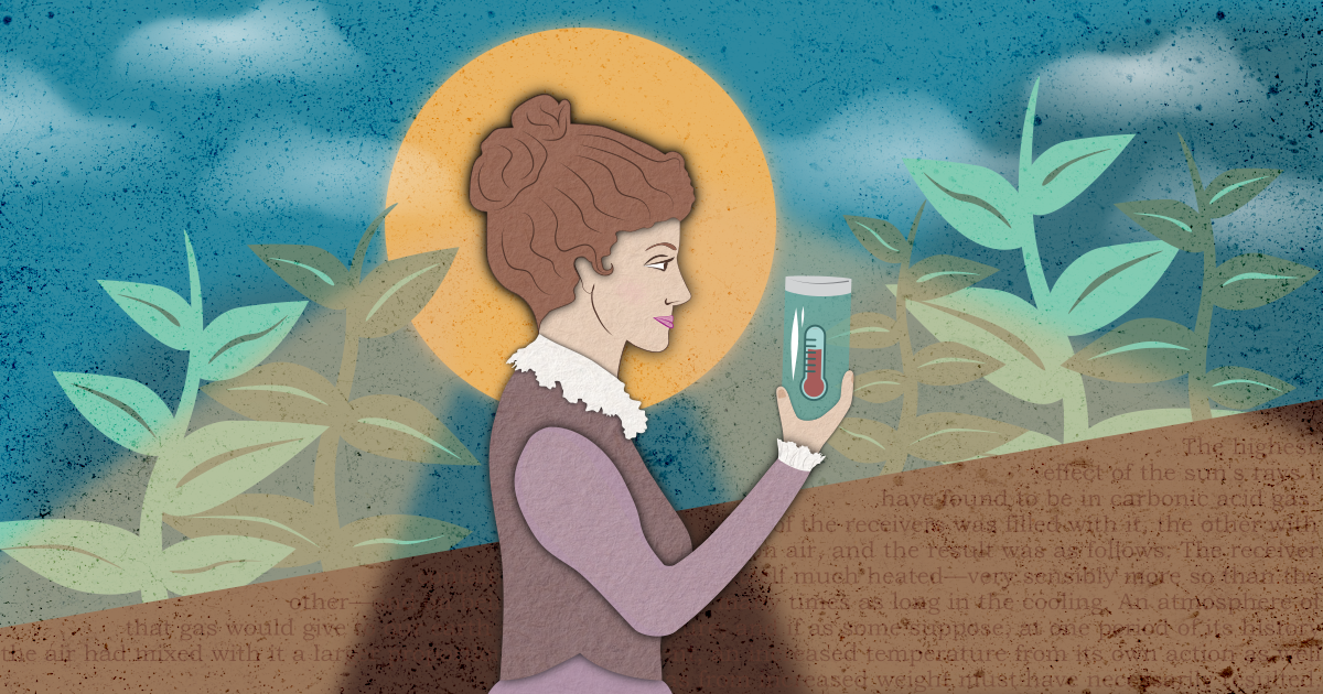 Eunice Foote Concludes That Carbon Dioxide Could Warm the Atmosphere image