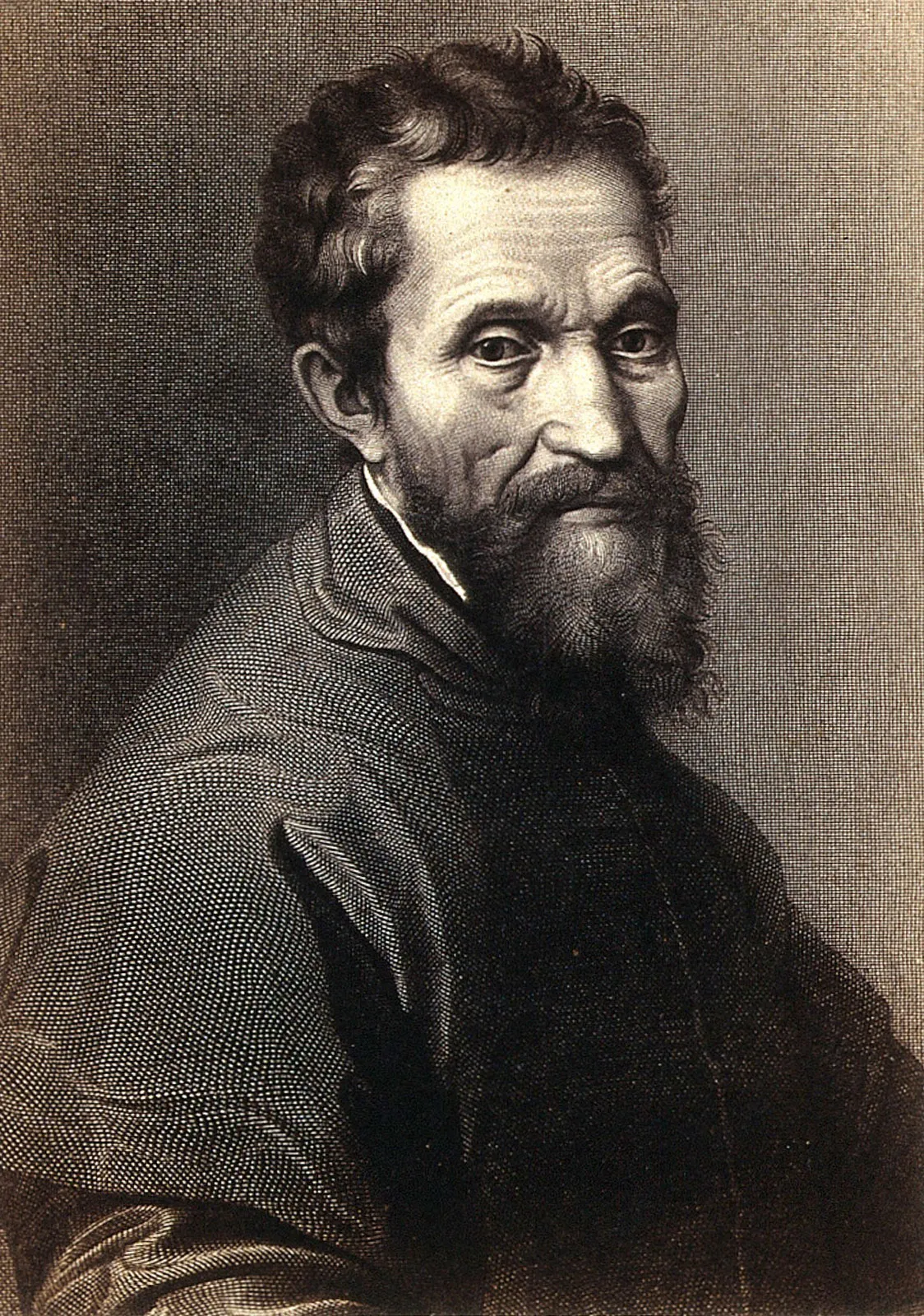 Michelangelo Buonarroti, High Renaissance genius, sculptor of David, and painter of the Sistine Chapel ceiling.