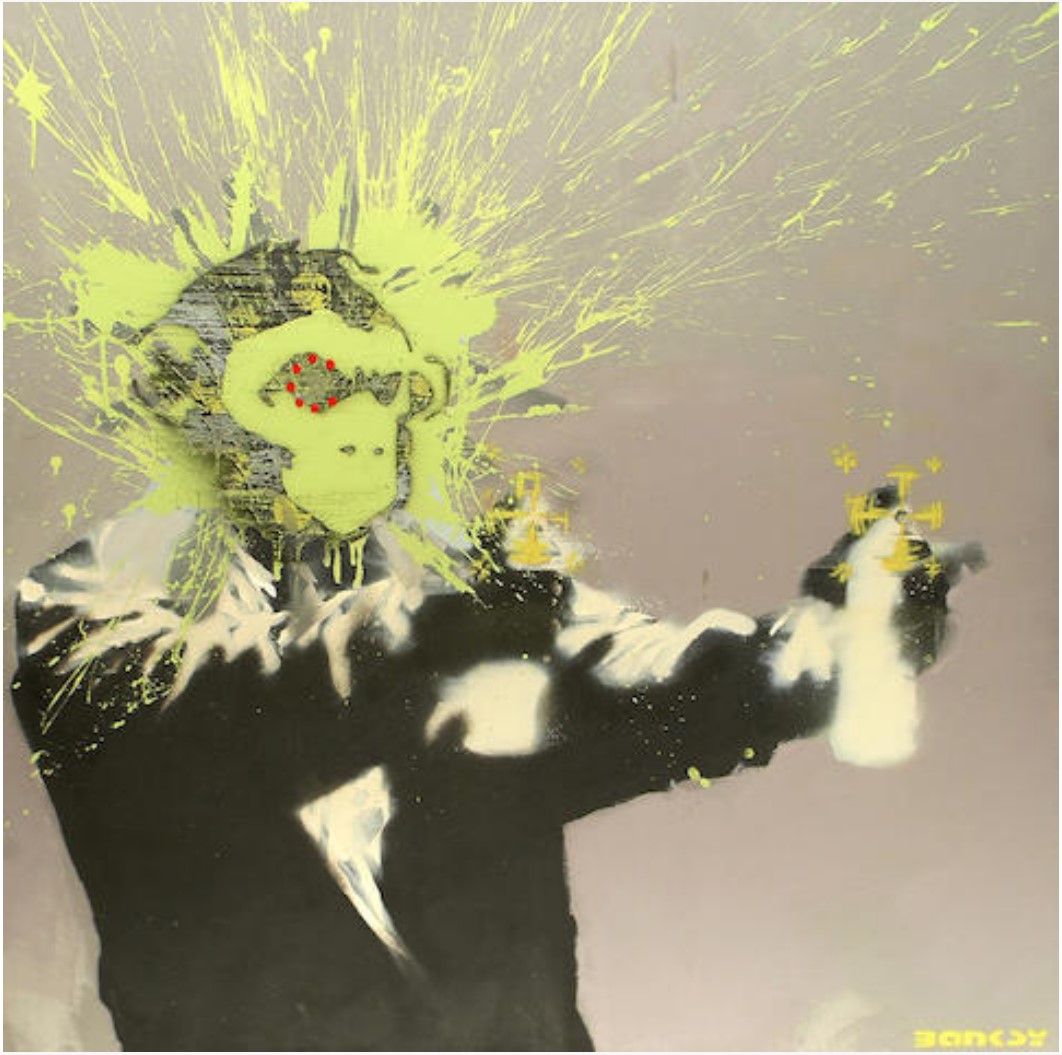 Nobody knows who Banksy is, nobody's ever seen him