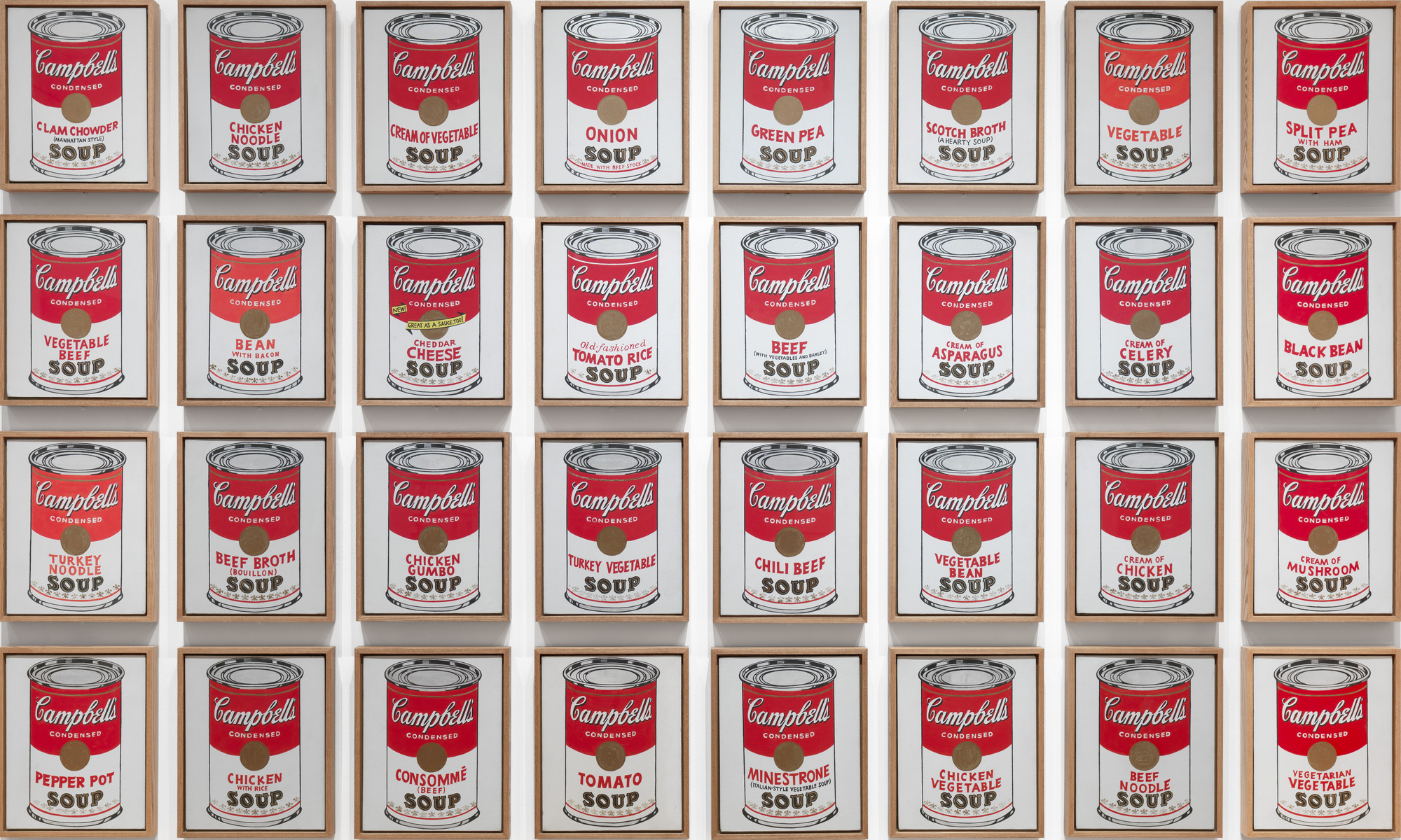 Warhol soup cans