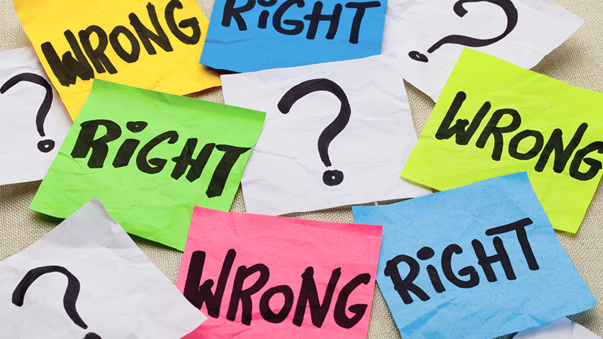 Person thinking through a difficult decision representing ethics and moral reasoning