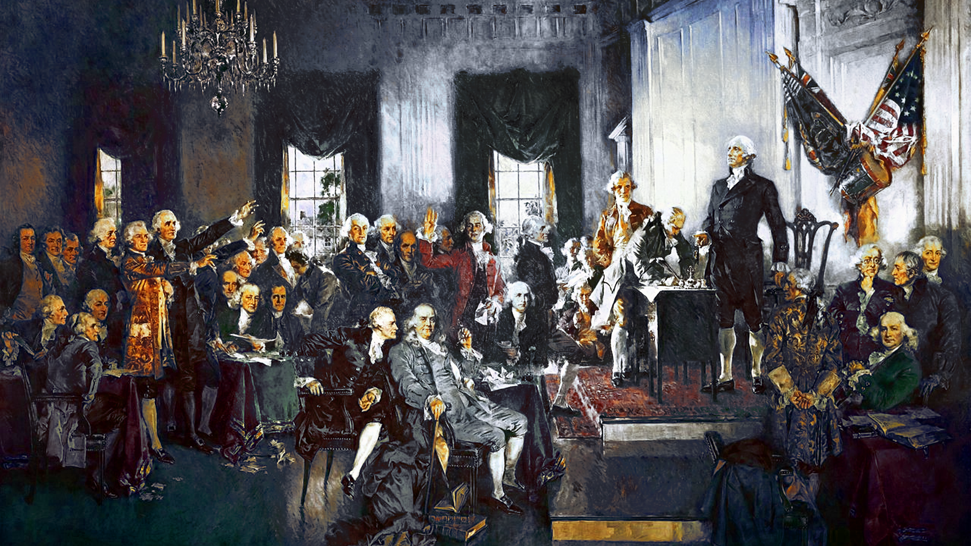A heated debate between Federalists and Anti-Federalists shaped the U.S. Constitution.